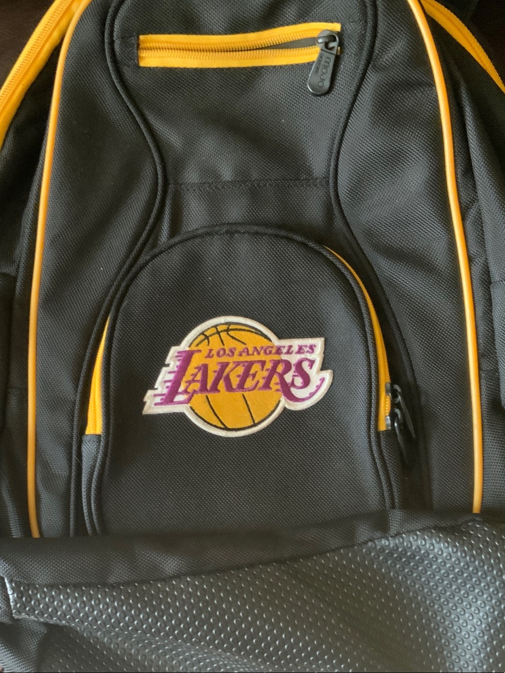 NBA Los Angeles Lakers MOJO Premium 19" Laptop Backpack Black Gold